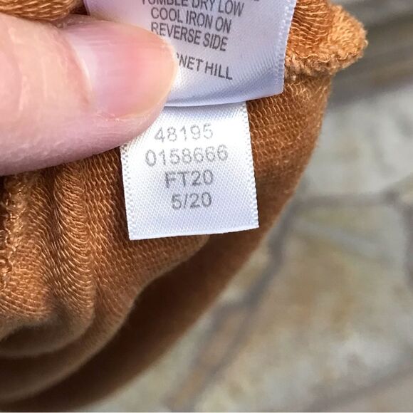 Garnet Hill Blue and Tan Midi Dresses - Picture 5 of 9